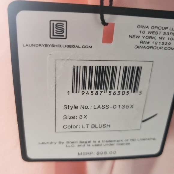 Laundry by shelli Segal 2pc Lounge Wear. Pink size 3X - Picture 13 of 13